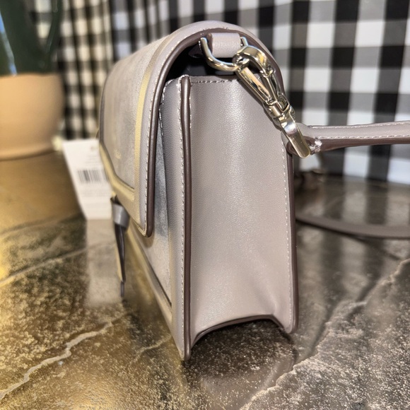 Kate Spade New York Knott Suede Hare Grey Crossbody 2025 NWT - Picture 3 of 7